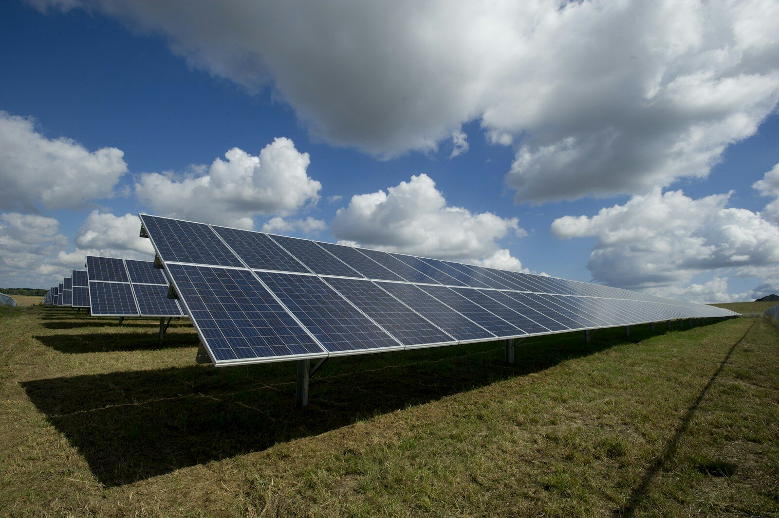 Solární panely fotovoltaické elektrárny